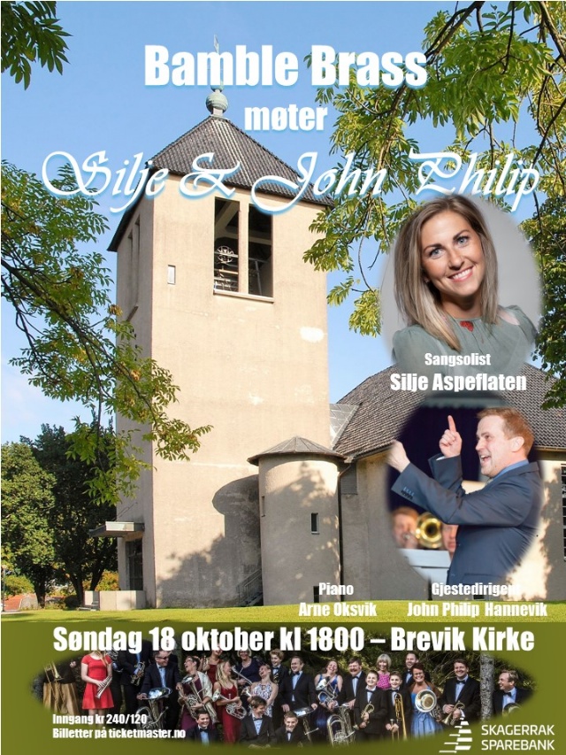 Bamble Brass inviterer til kirkekonsert i Brevik Bamble Brass inviterer til kirkekonsert i Brevik